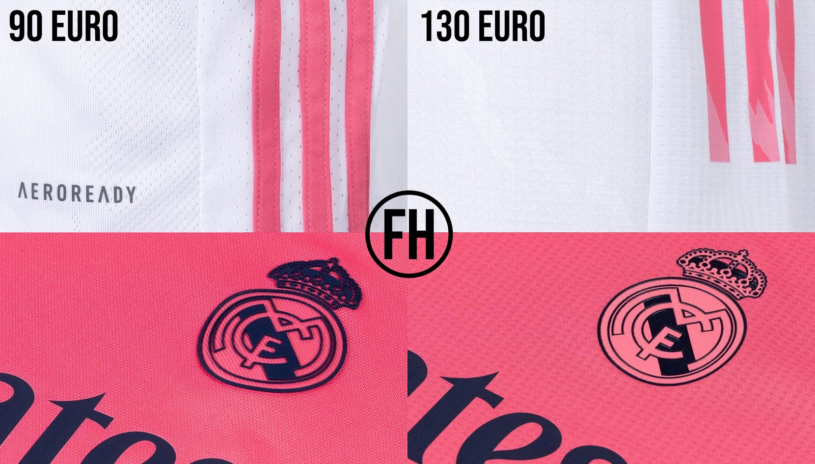 Adidas Real Madrid 20 21 Authentic vs Replica Kits One of a Kind